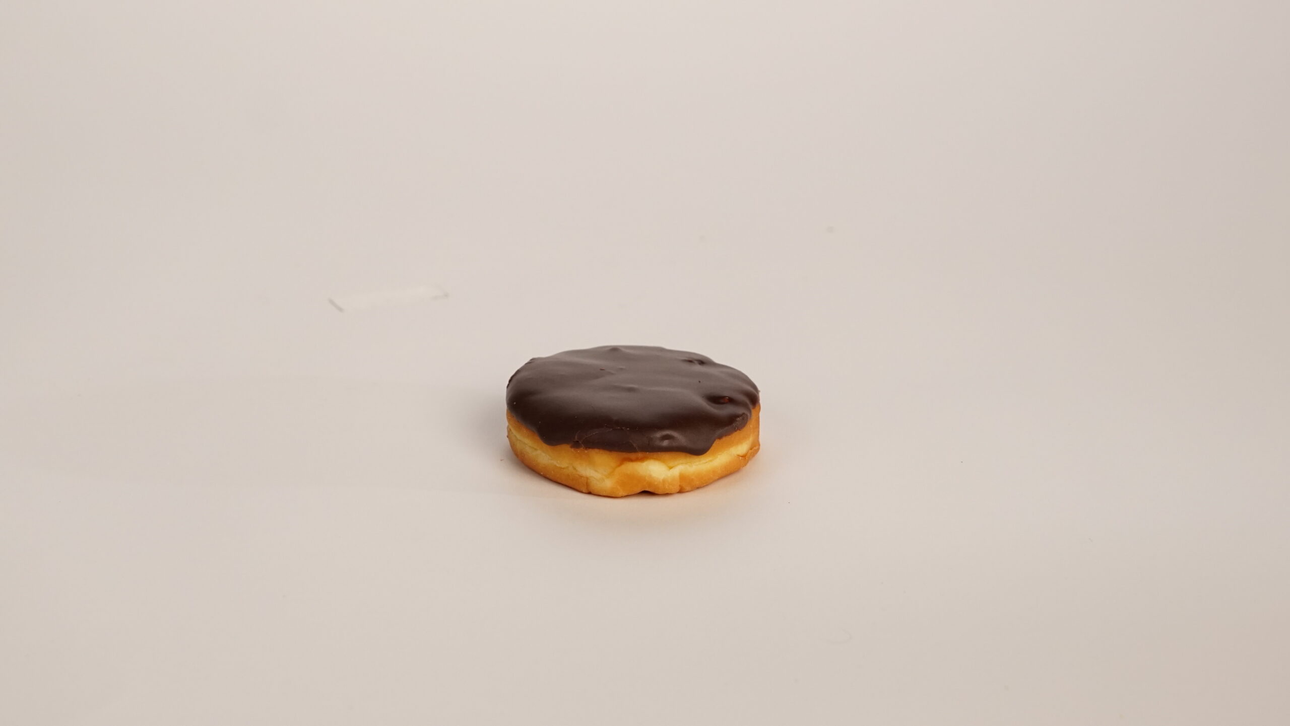 Chocolate Iced Bavarian Filled Yeast Raised Bismarck